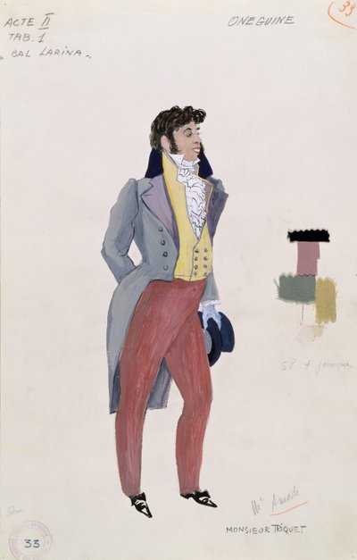 Onegin, from the Opera 